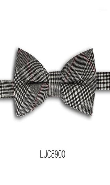 

bow ties 2021 fashion men039s for wedding double fabric retro suit bowtie club banquet anniversary butterfly tie with gift box15880563, Black;gray