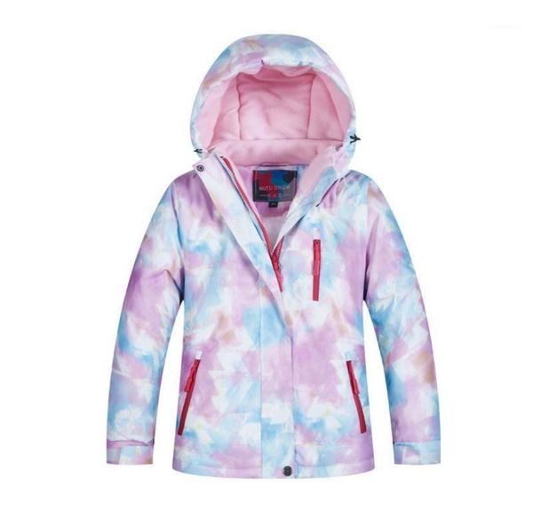 

skiing jackets 2021 winter thermal warm ski jacket children waterproof windproof snowboard coat snow costumes female suit 5 colors2182190