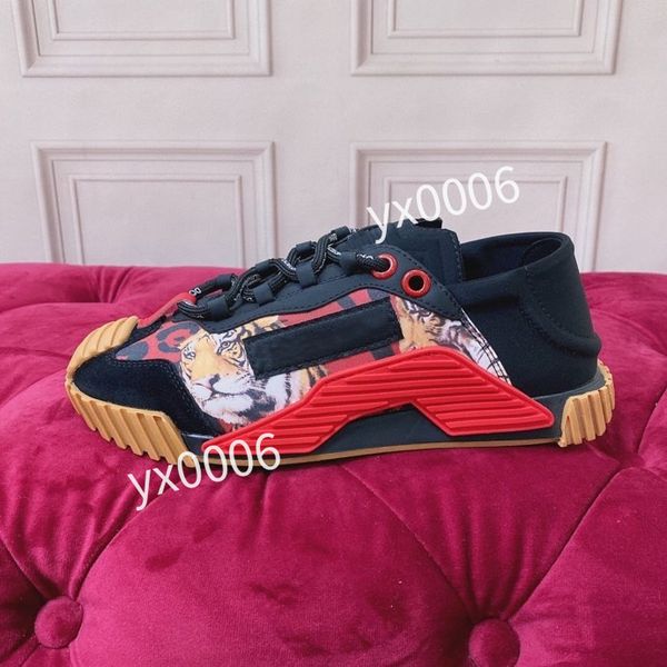 

new casual shoes sneaker platform shoes leather designer lace up men fashion sneakers white black mens womens
