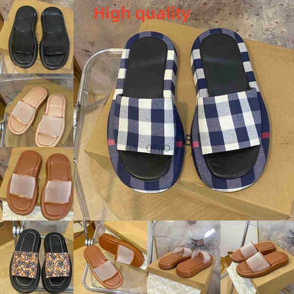 

slippers beac mes 2023 designer scuffs classic flat heel summer lazy designer fashion letter flops lady slides women shoes letter ladies bre, Black