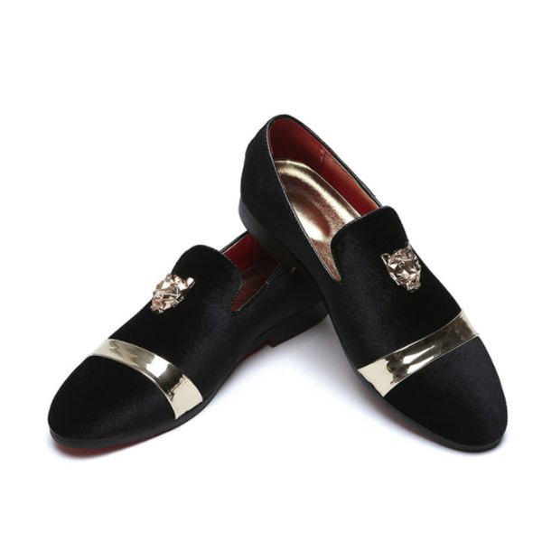 

dress shoes party men platform shoe 2023 fashion designer slip on loafers man italian luxury brand wedding mocasines hombre 230522, Black