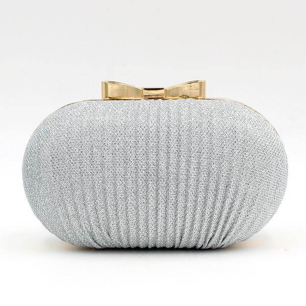 

waist bags beautiful silver egg shape clut evening bag for bridal wedding party women elegant s clutch handbag great girl's gift 230522