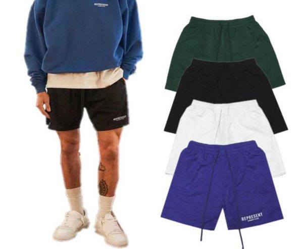 

represent shorts fashion summer men sweatpants famous women designer short pants letters printed mens breathable design 68ess, White;black