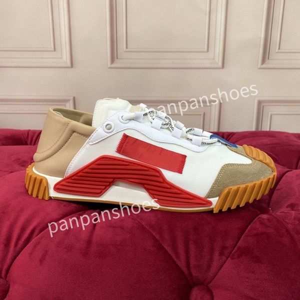 

luxury designer woman shoe leather lace up men fashion platform sneakers white black mens womens casual shoes