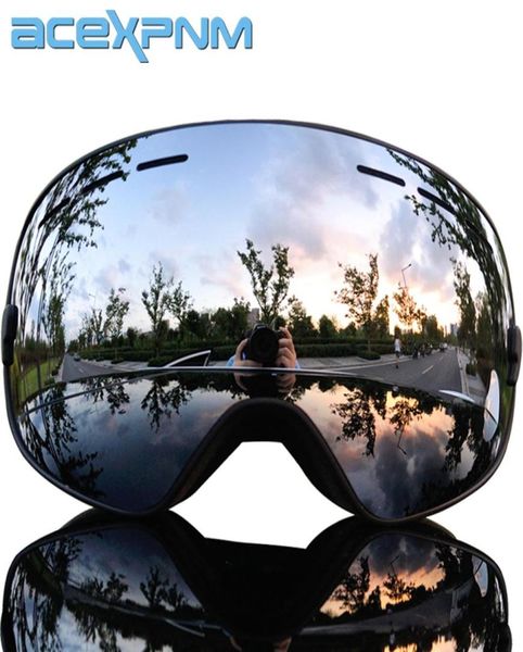 

brand ski goggles double layers uv400 antifog big ski mask glasses skiing men women snow snowboard goggles professional 2202147227368