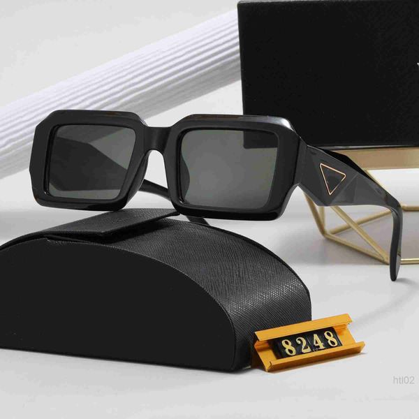 

2023 new sunglasses net red men's and women's sunglasses triangle, White;black