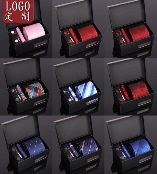 

bow ties men039s neckties business boutique gift box 6piece set of group casual3657135, Black;gray