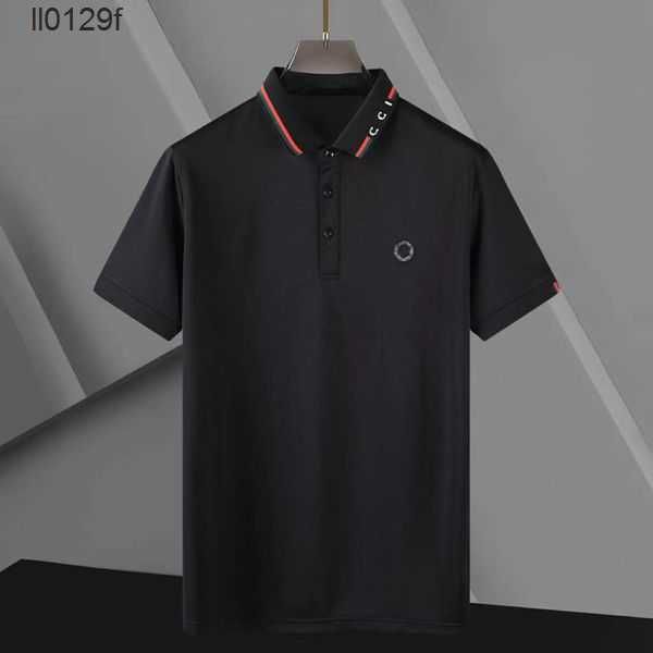 

new mens stylist polo shirts luxury italy 2023 designer clothes short sleeve fashion summer t shirt asian size m-3xl wkba, White;black