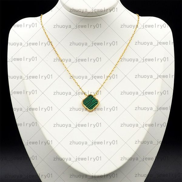

classic clover necklace pendant silver charms bracelets bangle chain agate shell mother-of-pearl for women girl wedding engagement vintage j