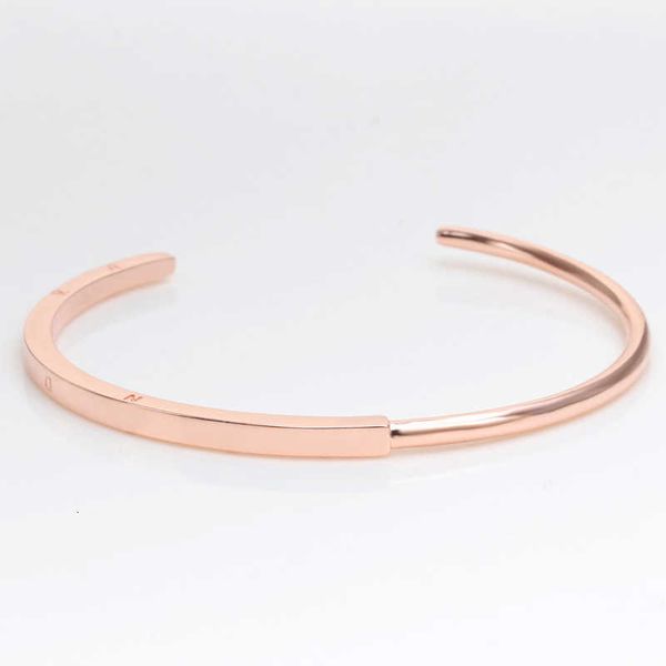 

jewelry panjia new rose gold i-d bracelet women's fashion open bracelet, Black