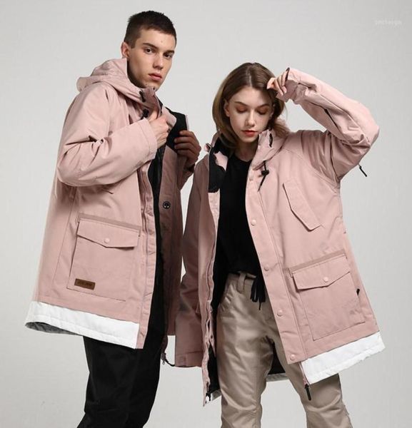 

skiing jackets 2021 gsou snow women ski jacket winter clothing windproof waterproof men snowboard super warm couple skiing16358901