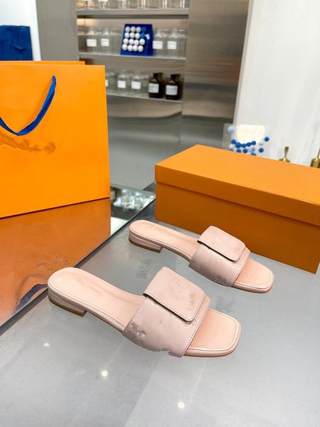 

designer slippers soft padded nappa leather slides women pool pillow comfort mules platform 0516, Black