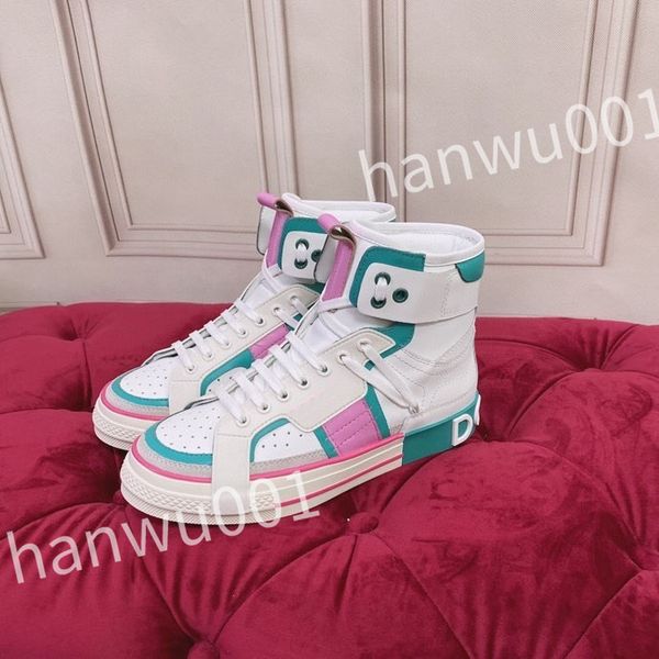 

2023 designer canvas shoes men women high boots sneakers casual shoes platform trainers size 35-45, Black