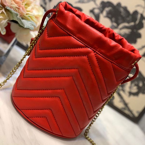 

quilting drawstring bag women designer handbag purse fashion hardware letters bucket bags drawstring closure chain love diagonal straddle ba
