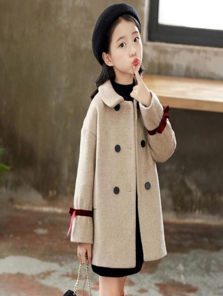 

pink children039s overcoat girls autumn and winter clothing winter pure wool coat manufacturer s 2319191, Blue;gray