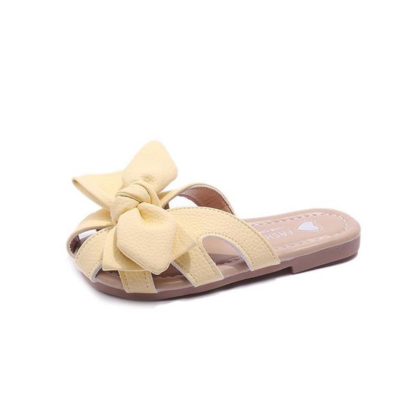 

sneakers baby shoes kids casual footwear children girls slippers summer bow princess home sandals f13695, Black;red