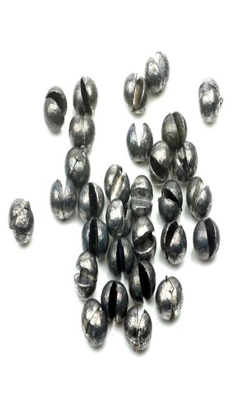 

50pcslot 0221g g47b carp fishing solid oval split s lead explosion sinker fishing lure weight accessories tool8854760