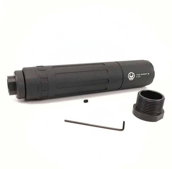 

tactical toy silenceco airsoft 14mm ccw thread metal the ghost m suppressor dummy for gel ball blaster airsoft aeg gbb decorate2793576010