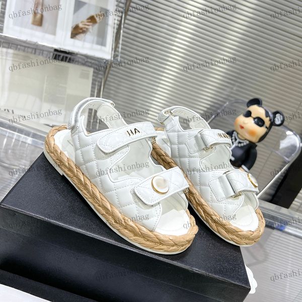 

womens flat sandals platform slippers leather hardware metal colorful buckles adjustable foot width outdoor beach shoes rubber soled street, Black