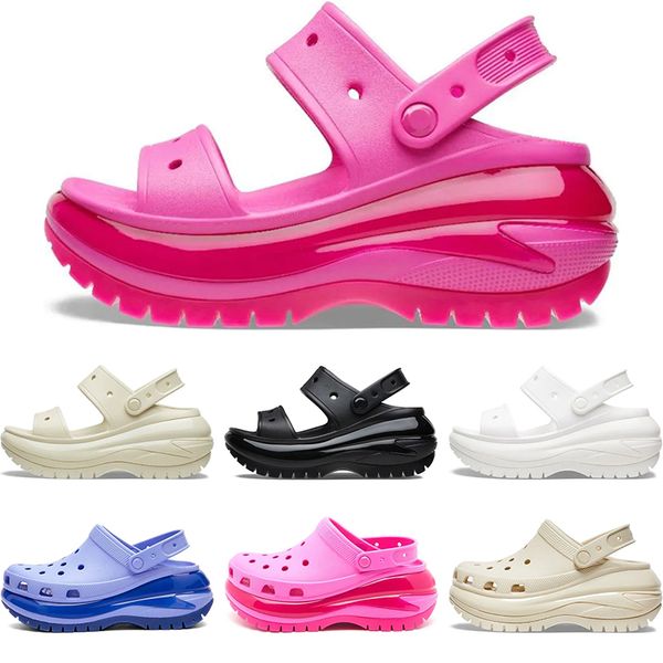 

2023 Croc Designer Sandals womens sandale fashion platform classic sandal crush clog slides sliders triple black white slippers clogs womens slide slipper