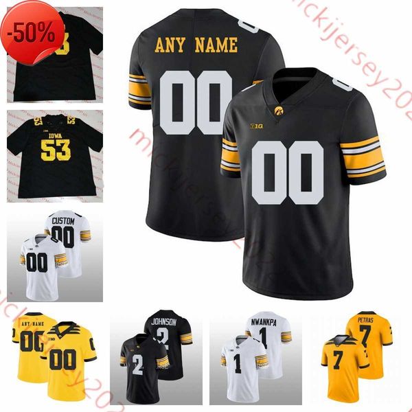 

jestin jacobs iowa hawkeyes football jersey 44 seth benson 39 eric epenesa 38 greg fagan 37 kyler fisher 41 jaden harrell 34 jay higgins cus, Black;red
