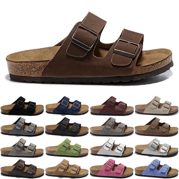 

designer boston arizona sandal slipper sliders for men women sandals slide pantoufle mens slides slippers trainers sandles classic, Black