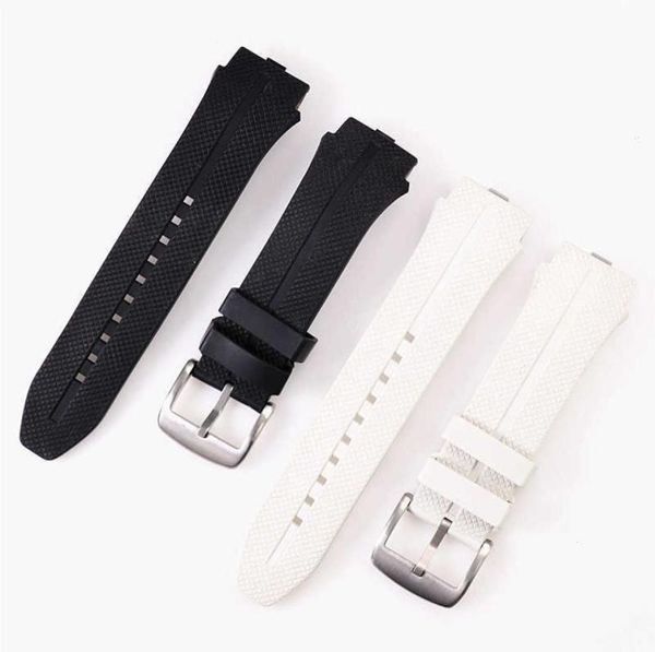 

suitable for lg watch urbane 2 lte lg w200 smart watch silicone rubber strap wristband bracelet black white belt band h09158291279, Silver