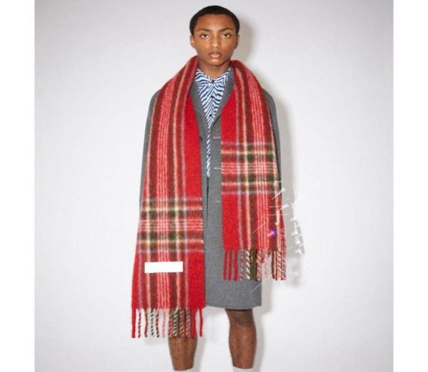

ac thickened plaid women039s scarf shawl warm wrap men and women general style colorful tzitzit imitation2200509, Blue;gray