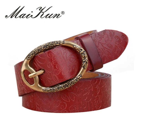 

floral curved buckle belts for women vintage genuine leather women belt cowhide women dress belt h09018554891, Slivery;black