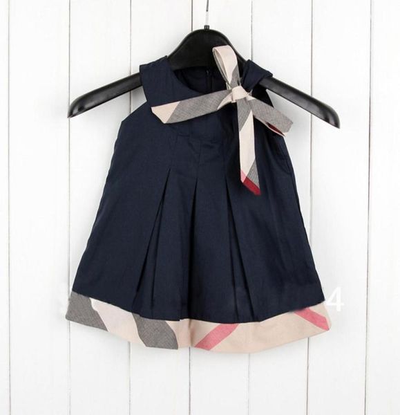

new summer girls dress cotton baby dresses casual plaid newborn baby clothing toddler girl kids clothes fashion children dress6812972, Red;yellow