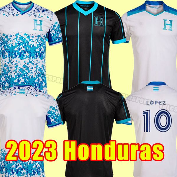 

2023 2024 honduras soccer jerseys 23 24 seleccion nacional de honduras elis lozano home away third football shirt, Black;yellow