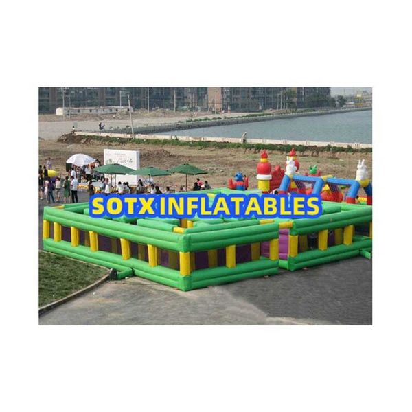 

china manufacture guangzhou factory inflatable maze for sale