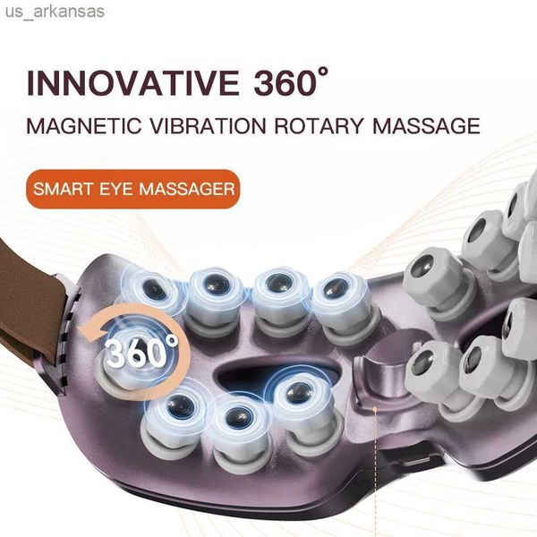 

full body massager magnetic therapy bluetooth eye massager acupuncture point massage relieve fatigue dark circles eye care music instrument