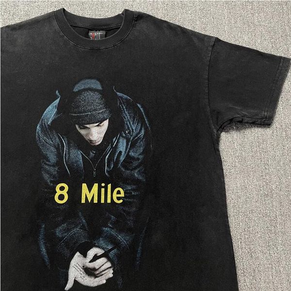 

streetwear vintage washing oversized loose tee t shirt for men, Black;brown