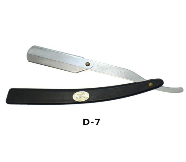 

2017 szs black steel traditional throat cut shaving straight blade razor9748890