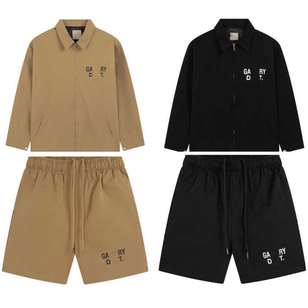 

mens casual shirts men women sweatshirts designer thin jacket summer galleries shorts suit letter print zip cardigan coat polos, White;black