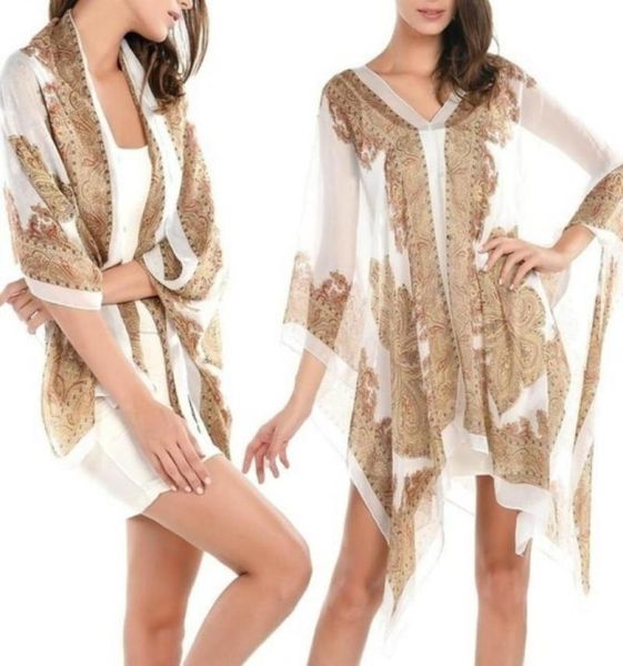 

women039s long soft chiffon neck scarves beachwear beach cover up bathing suit coverups bandanas5669594, Blue;gray
