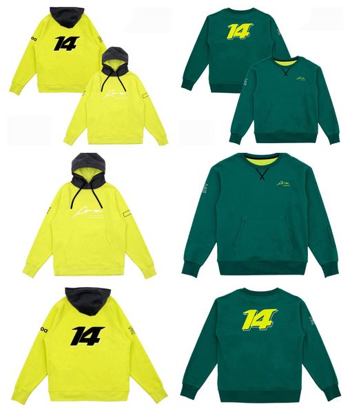 

2023 new f1 team uniform formula one racing hoodie coat leisure sports plus size hoodie for fans