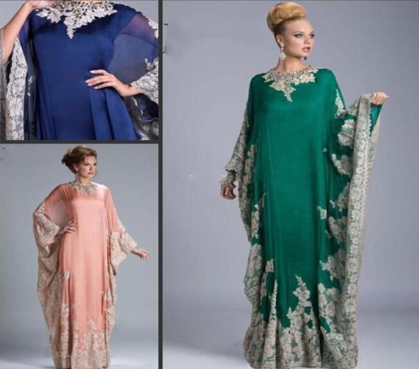 

lace women evening dresses dubai arabic saudi arabian aftan muslim pink royal blue green ladies formal gowns vestidos long s8433138, Black;red