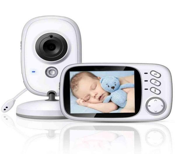 

6033 baby monitor baby foon camara bebe 32 inch tft lcd ir night vision 2 way talk 8 lullabies temperature monitor baby cameras h8328108