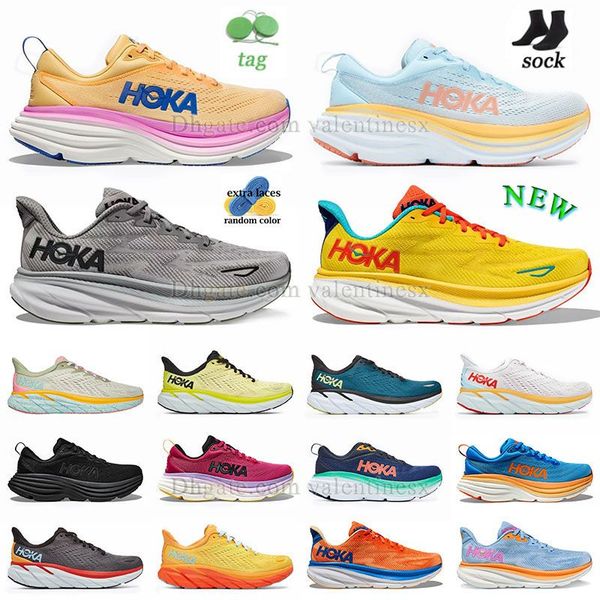 

hokas clifton 8 9 running shoes hokas one one prople people movement bondi 8 light blue pink wine red orange summer song ice flow evening pr