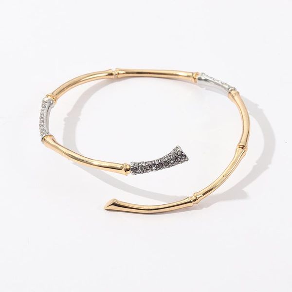 

bangle fashion zircon bamboo bracelet jewelry for woman 2022 trend, Black