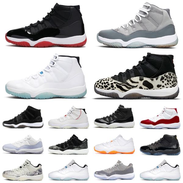 

jumpman 11 basketball shoes 11s cherry space jam cool grey gamma blue cap and gown midnight navy for mens sneakers eur36-45
