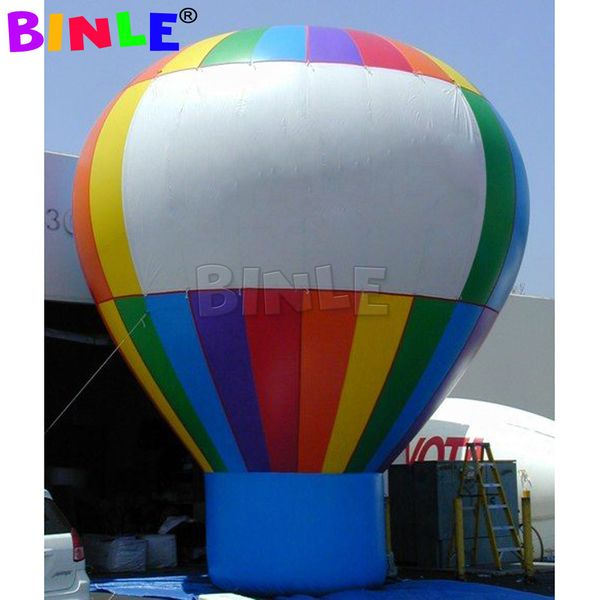 

6m 20fth with blower colorful inflatable air ground balloon for advertising