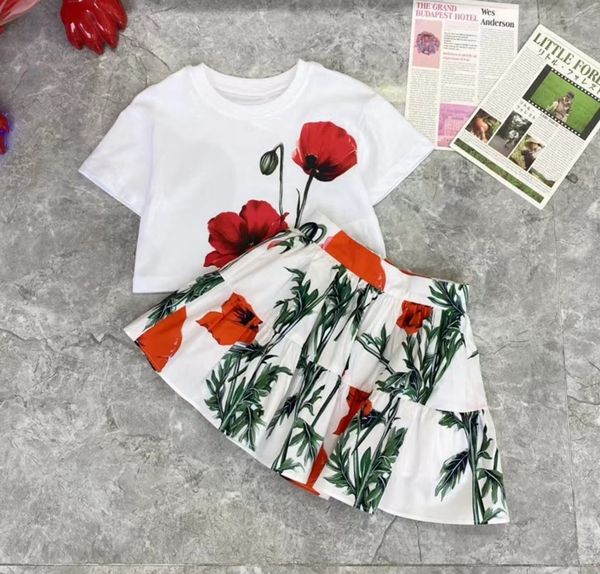 

2023 new summer kids sets girls clothes short sleeve short pants children fashion style 2pcs children girl clothing sets, White