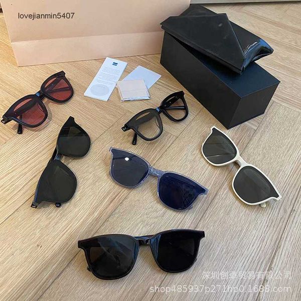 

2023fashion sunglasses 50% retail2022 new gm large frame sunglass for women with sense of ins round anti ultraviolet, White;black
