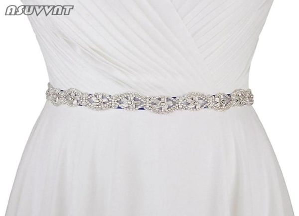 

wedding sashes belts rhinestone flower belt for dress bridal bridesmaid girdle trendy lady accessories party women7028066, White