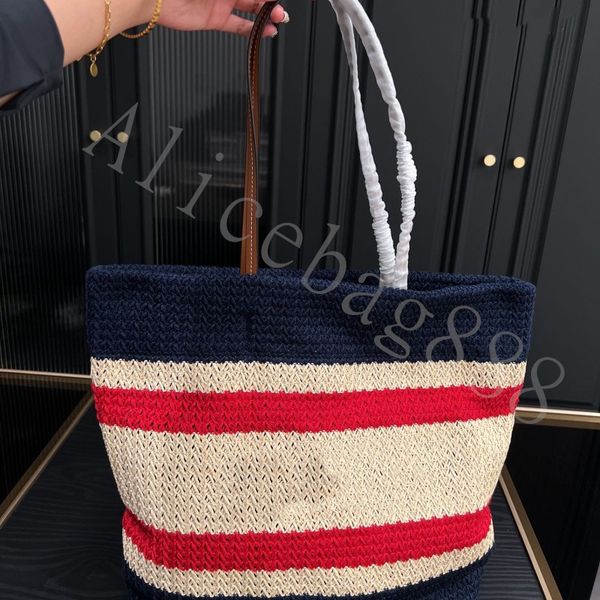 

2023 new miu beach bags raffia totes famous designer fashion cool summer style lady handbags big capacity travelling shopping bag tote 5a ni