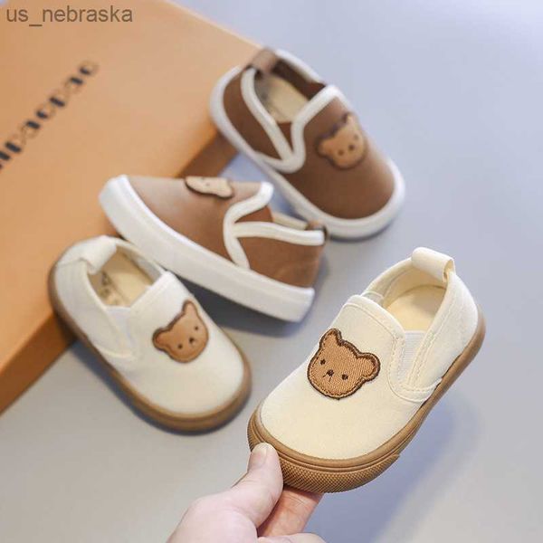 

first walkers cute bear pattern prewalker baby shoes casual canvas slip on mocassins toddler sneakers cozy and soft walking over shoes f0729