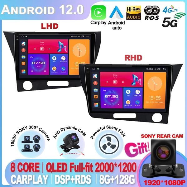 

for honda crz cr-z 2010 - 2017 8gb 128gb 2din stereo mobil android 12 untuk radio mobil pemutar car video multimedia gps carplay aud